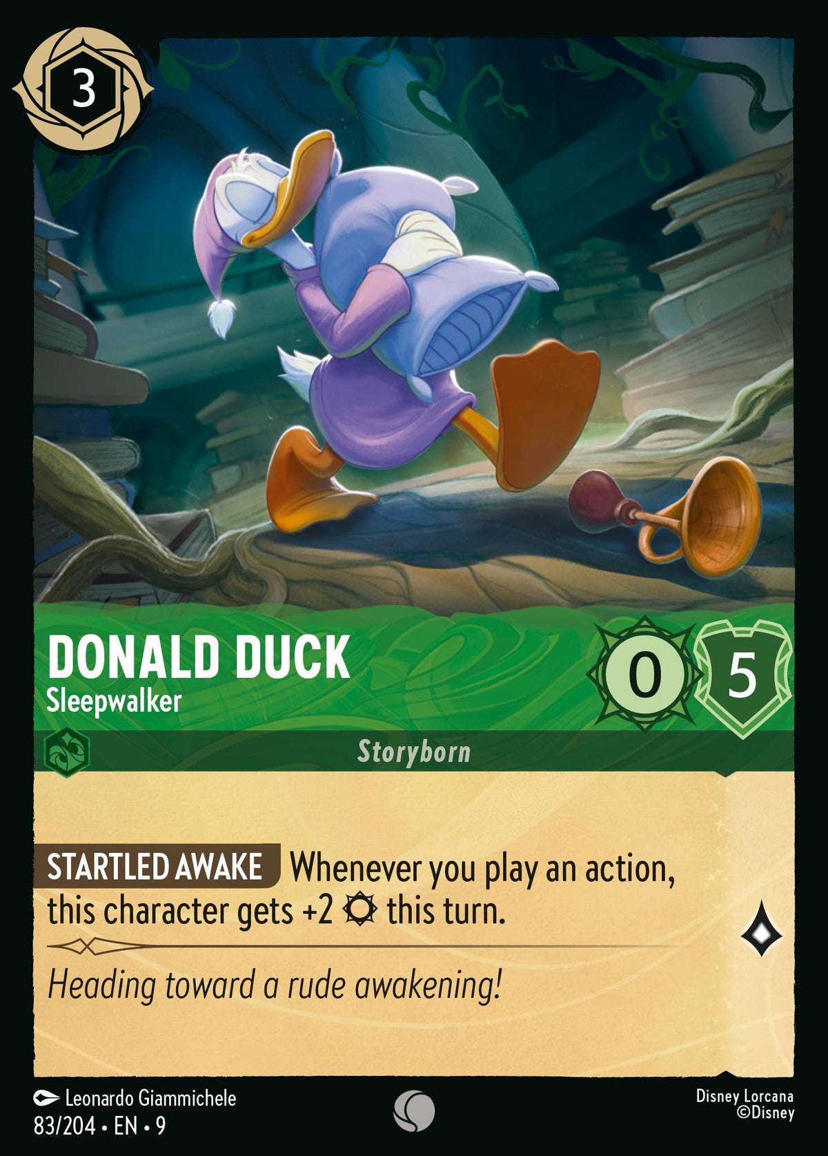 Donald Duck - Sleepwalker | Fabled | 83/204 | Normal