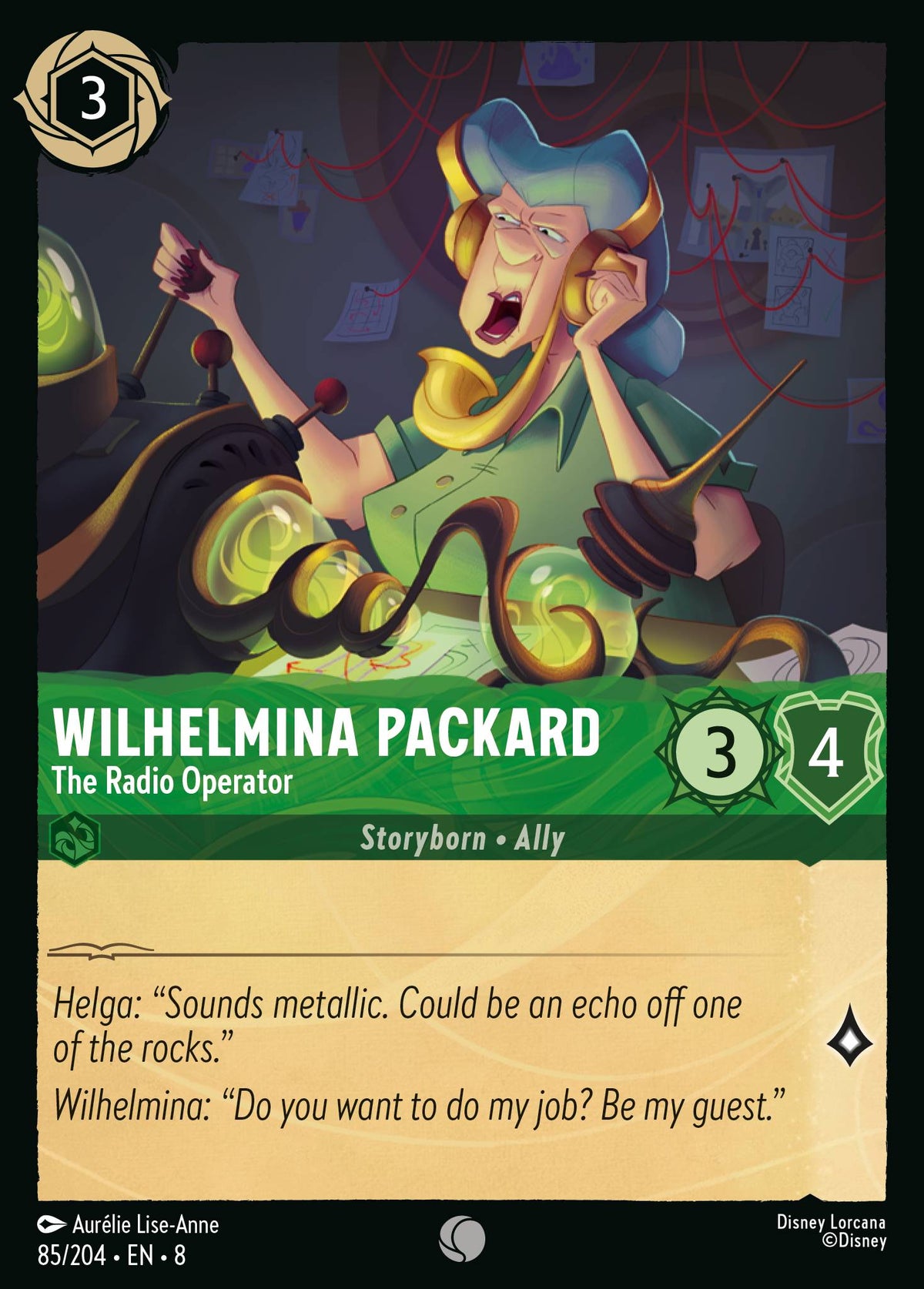 Wilhelmina Packard - The Radio Operator | Reign of Jafar | 85/204 | Normal