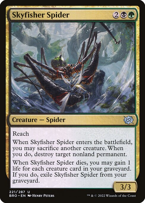 Skyfisher Spider - The Brothers' War #221