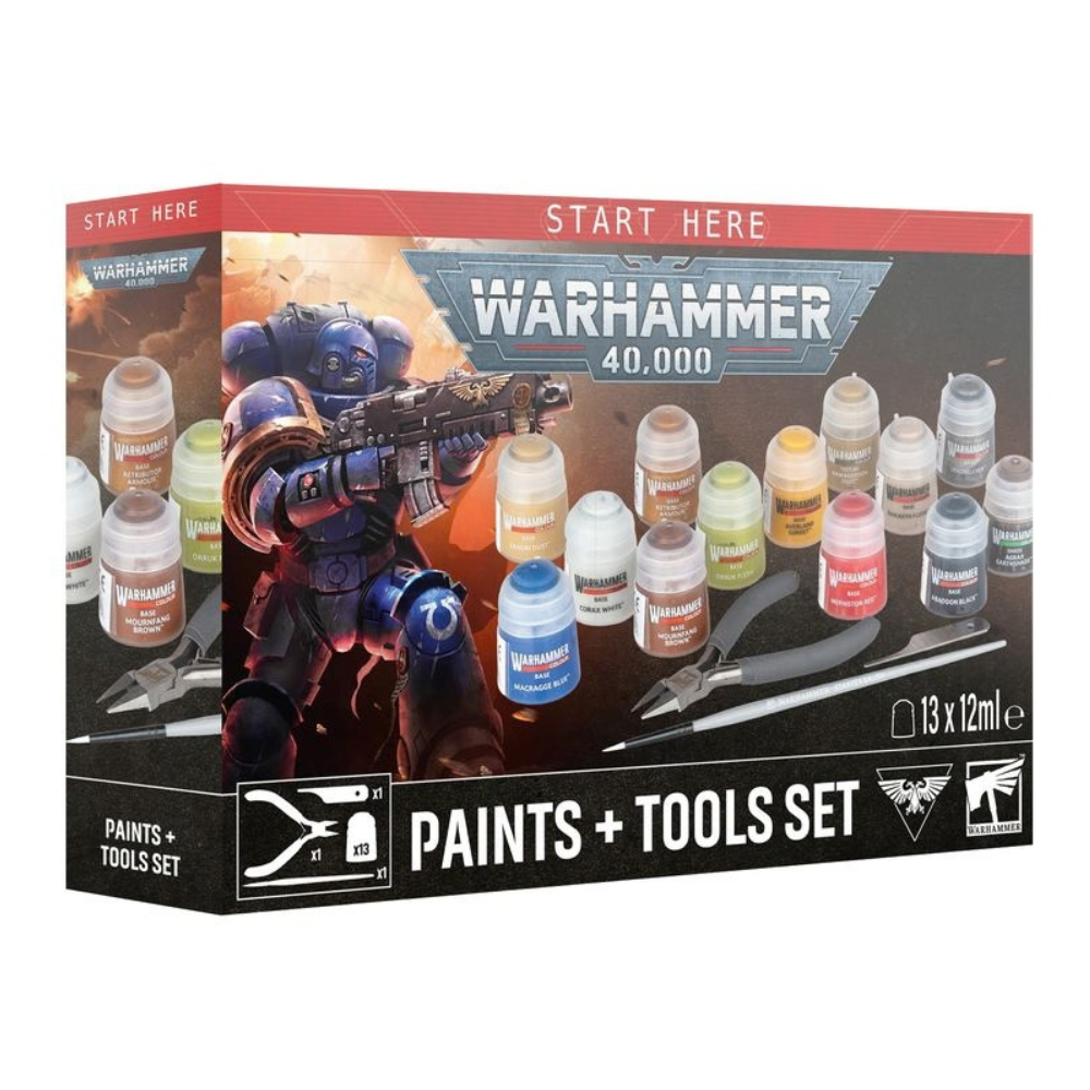 Warhammer 40,000: Paint + Tools set
