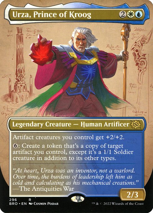 Urza, Prince of Kroog - The Brothers' War #296