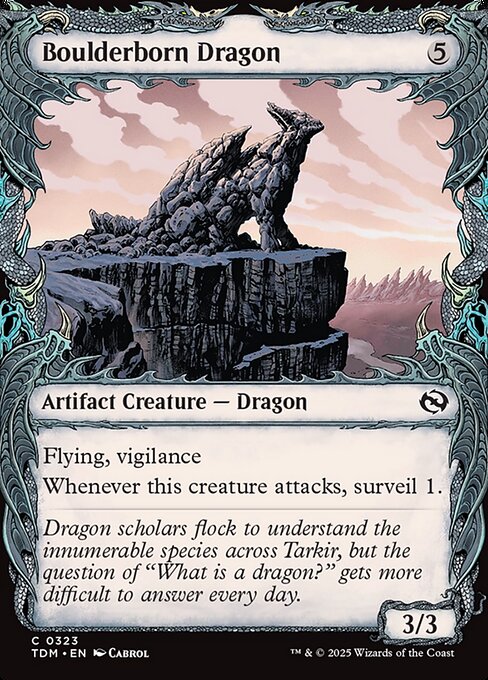 Boulderborn Dragon - Tarkir: Dragonstorm #323