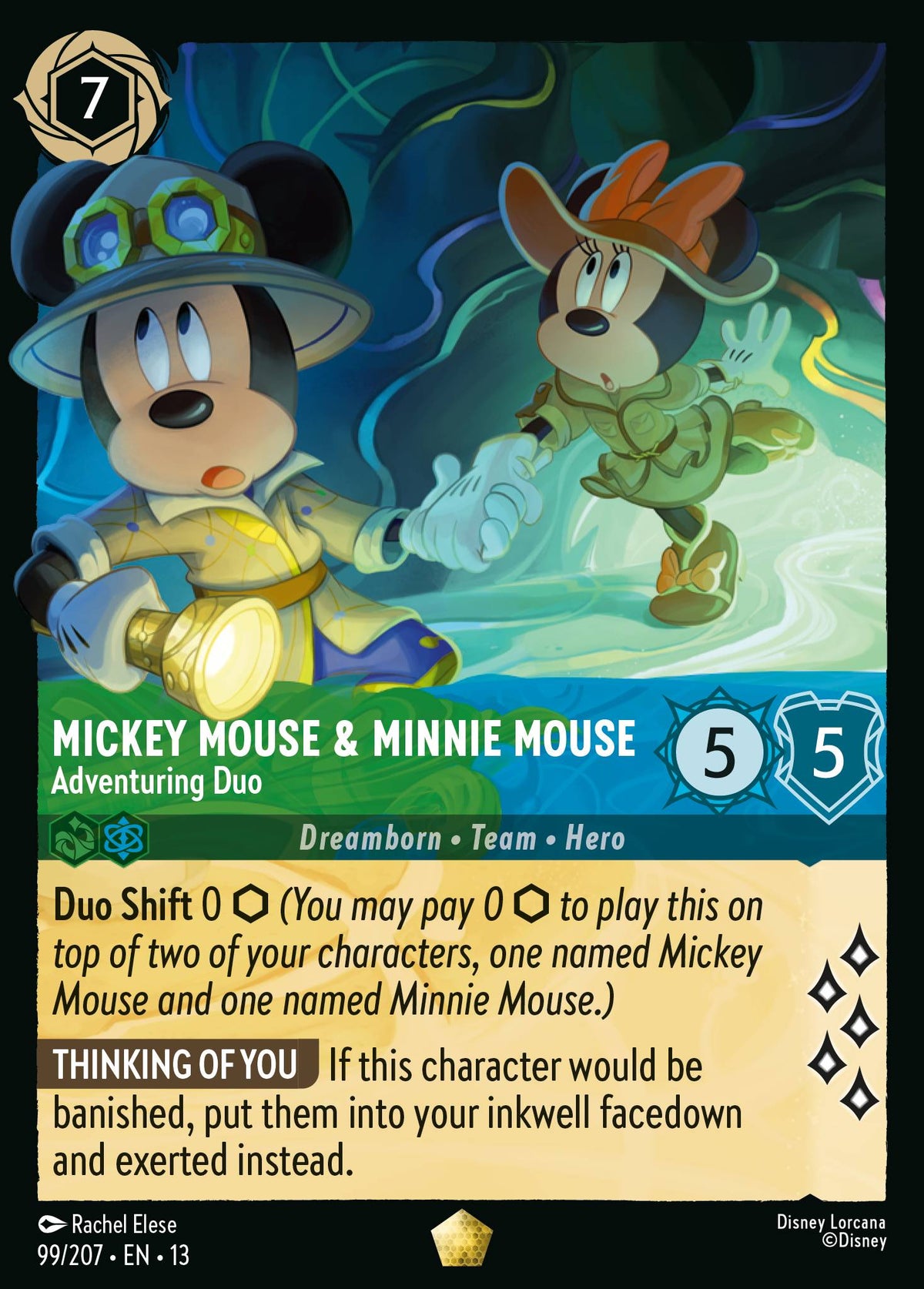 Mickey Mouse & Minnie Mouse - Adventuring Duo | Attack of the Vine! | 99/207 | Normal