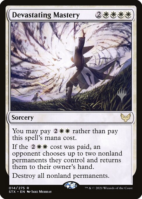 Devastating Mastery - Strixhaven: School of Mages Promos #14p
