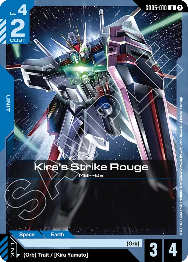 Kira's Strike Rouge | GD05-010 | Normal