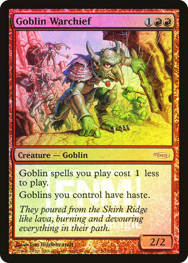 GOBLIN WARCHIEB (FOIL PROMO)
