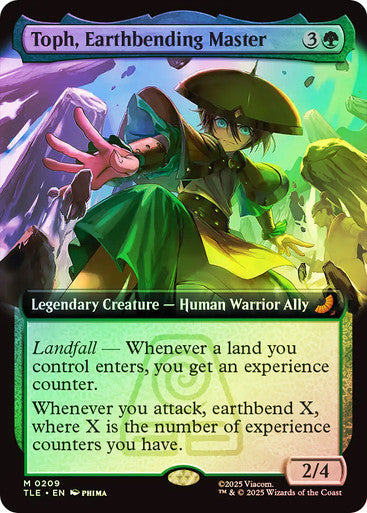 TOPH, EARTHBENDING MASTER EXTENDED ART
