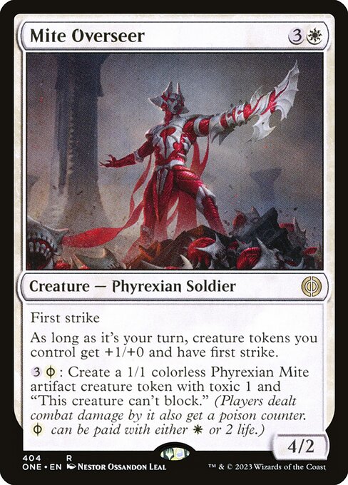 Mite Overseer - Phyrexia: All Will Be One #404