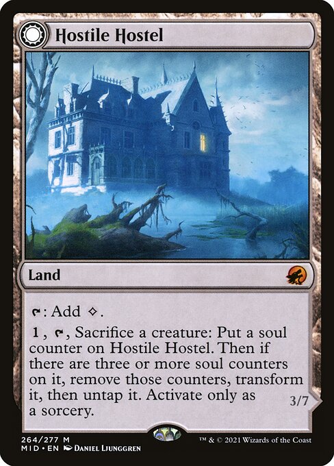 Hostile Hostel // Creeping Inn - Innistrad: Midnight Hunt #264