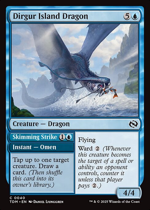 Dirgur Island Dragon // Skimming Strike - Tarkir: Dragonstorm #40