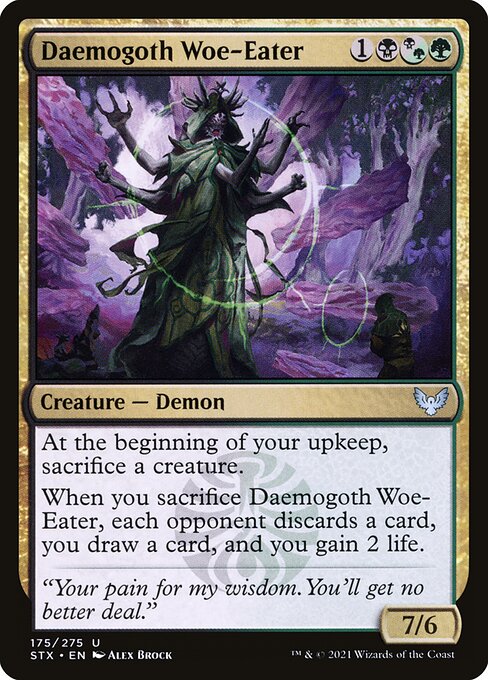 Daemogoth Woe-Eater - Strixhaven: School of Mages #175