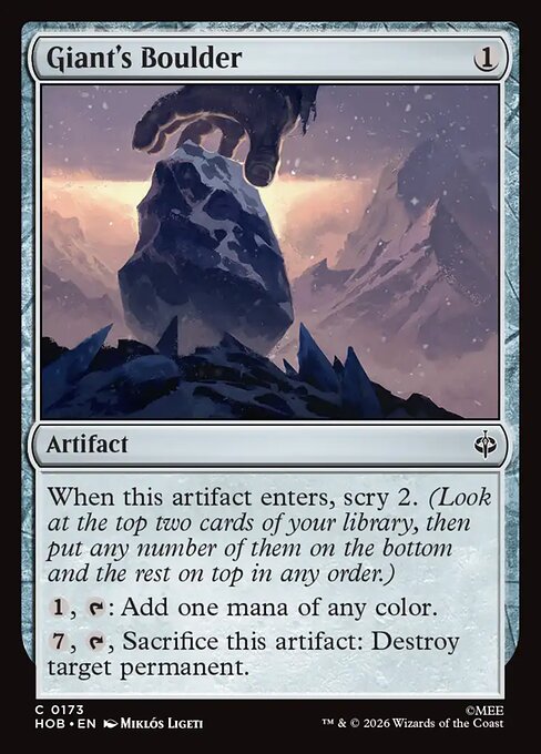Giant's Boulder - The Hobbit #173