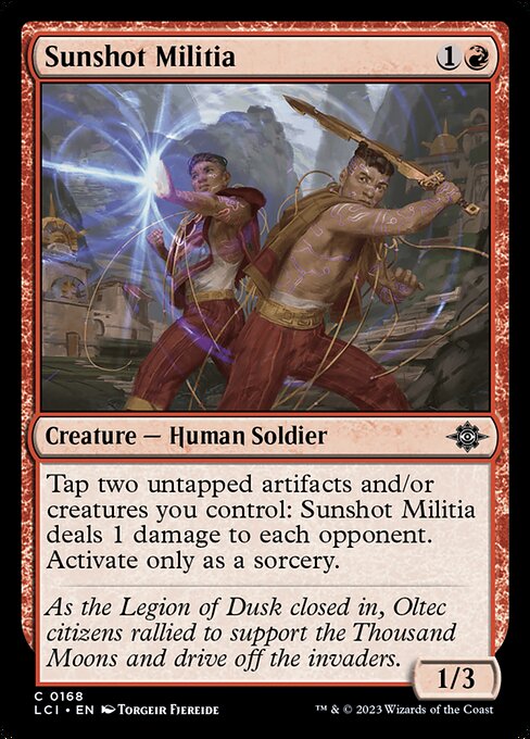 Sunshot Militia - The Lost Caverns of Ixalan #168