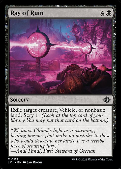 Ray of Ruin - The Lost Caverns of Ixalan #117