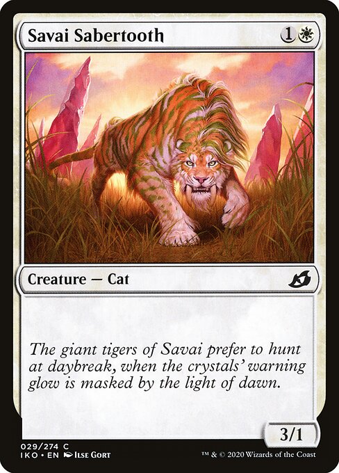 Savai Sabertooth - Ikoria: Lair of Behemoths #29