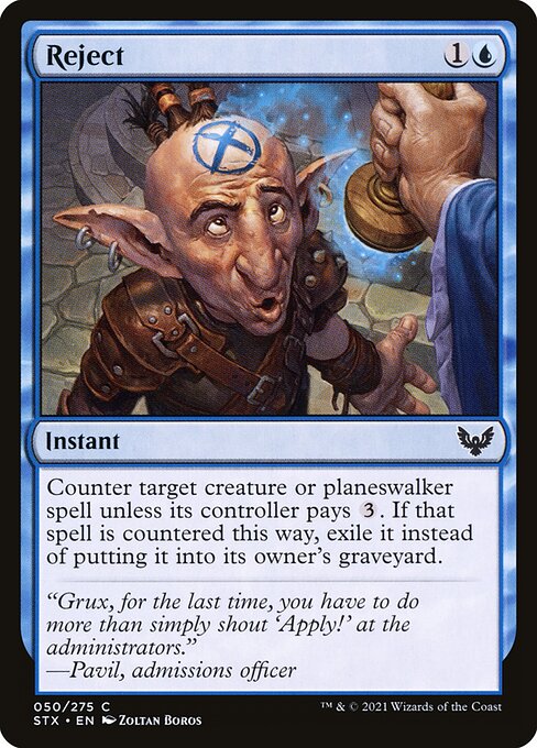 Reject - Strixhaven: School of Mages #50