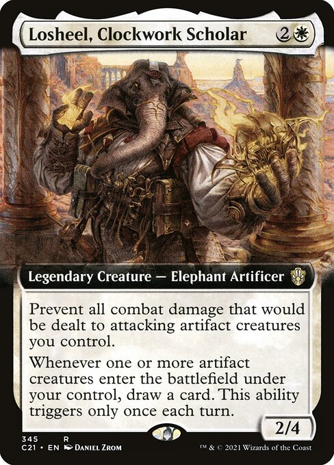 Losheel, Clockwork Scholar - Commander 2021 #345