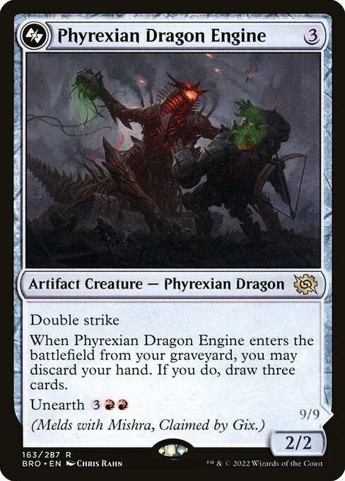 Phyrexian Dragon Engine - The Brothers' War #163