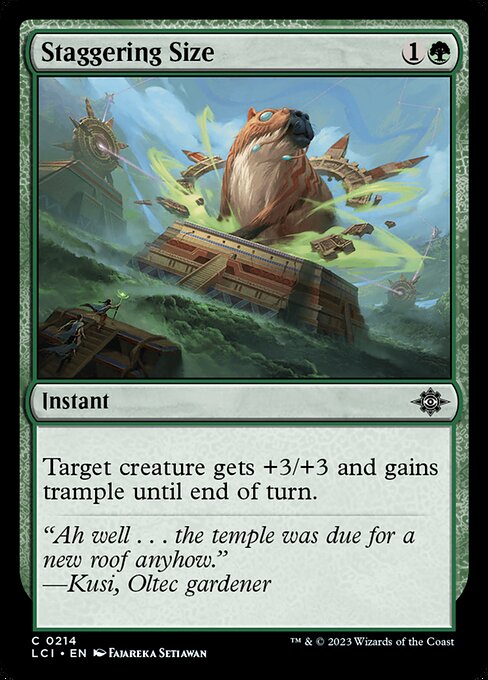 Staggering Size - The Lost Caverns of Ixalan #214