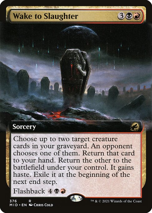 Wake to Slaughter - Innistrad: Midnight Hunt #376