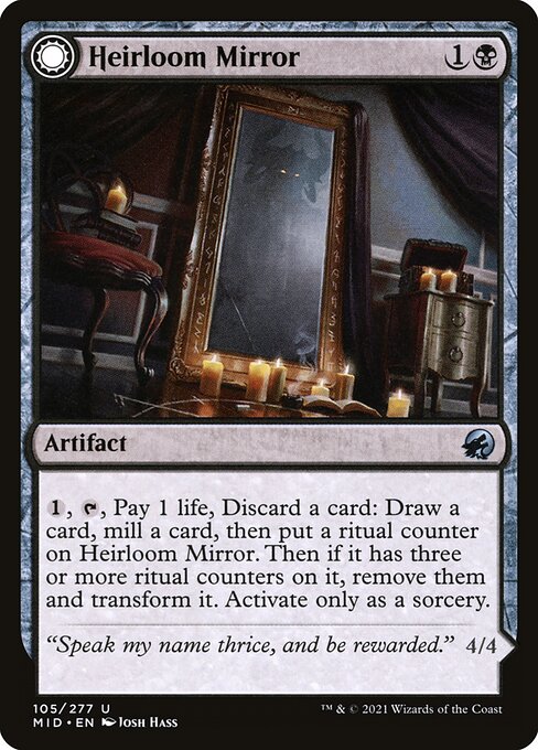 Heirloom Mirror // Inherited Fiend - Innistrad: Midnight Hunt #105