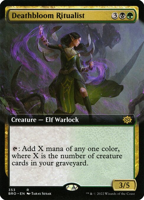 Deathbloom Ritualist - The Brothers' War #353