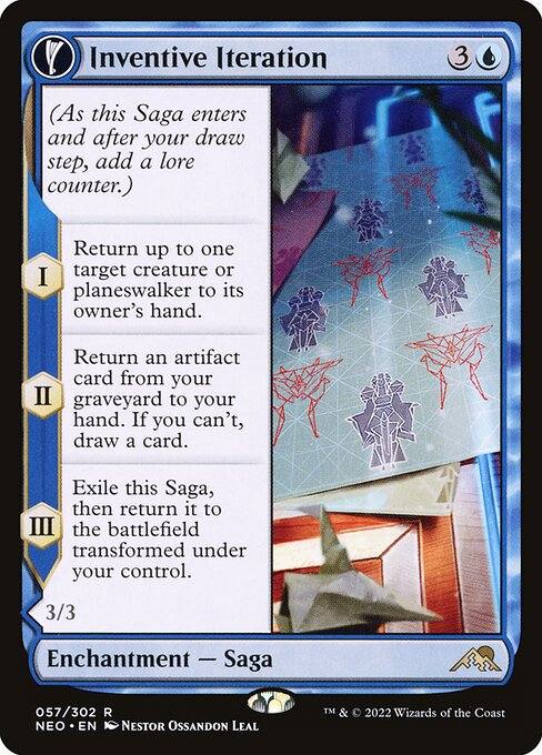 Inventive Iteration // Living Breakthrough - Kamigawa: Neon Dynasty #57