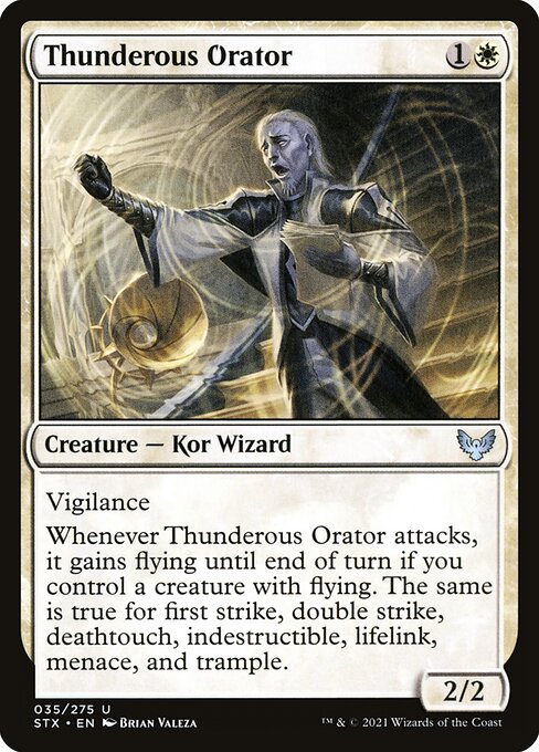 Thunderous Orator - Strixhaven: School of Mages #35