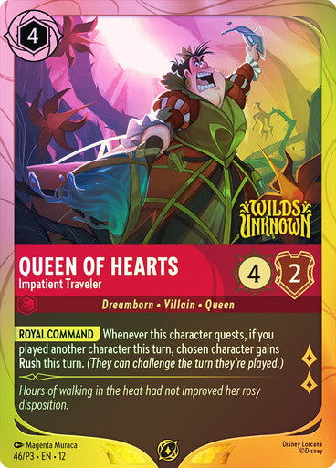 QUEEN OF THE HEARTS - IMPATIENT TRAVELER (PRERELEASE FOIL)