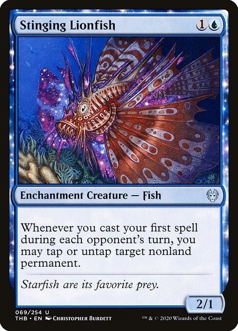 Stinging Lionfish - Theros Beyond Death #69