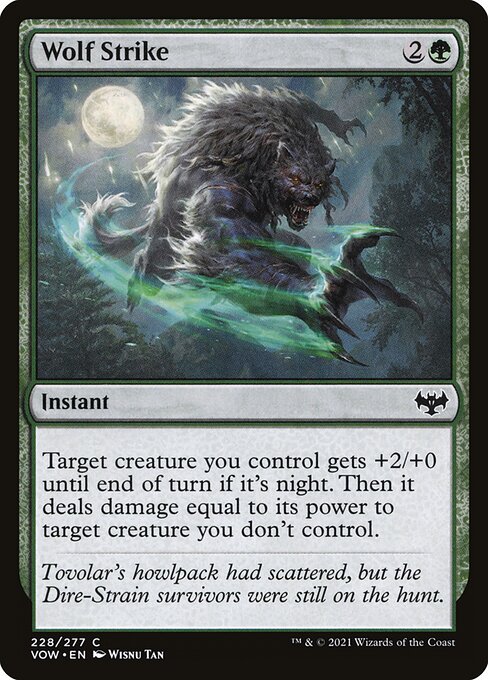 Wolf Strike - Innistrad: Crimson Vow #228