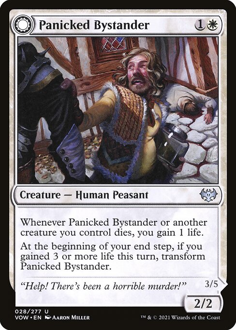 Panicked Bystander // Cackling Culprit - Innistrad: Crimson Vow #28