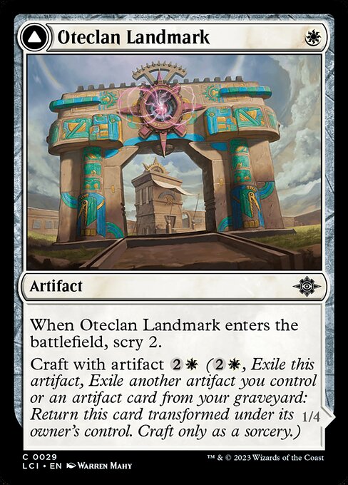Oteclan Landmark // Oteclan Levitator - The Lost Caverns of Ixalan #29