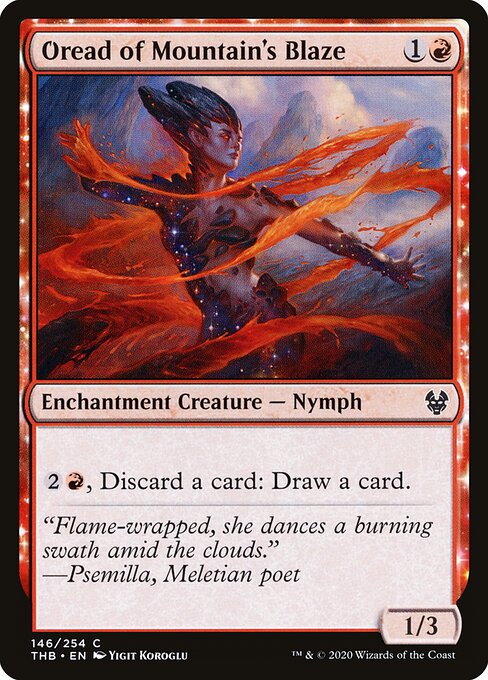 Oread of Mountain's Blaze - Theros Beyond Death #146