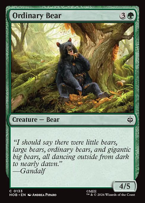 Ordinary Bear - The Hobbit #133