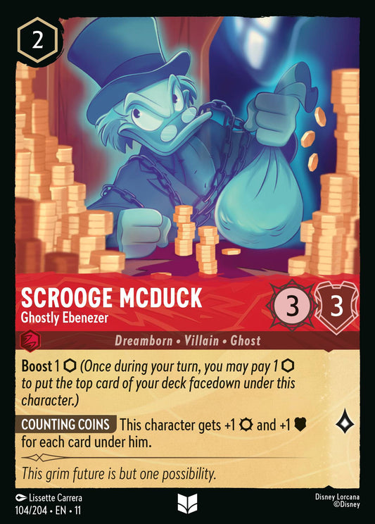 Scrooge McDuck - Ghostly Ebenezer | Winterspell | 104/204 | Normal