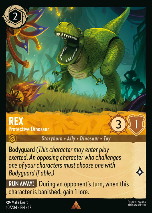 Rex - Protective Dinosaur | Wilds Unknown | 10/204 | Cold Foil