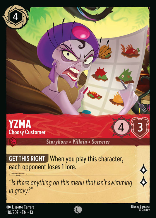 Yzma - Choosy Customer | Attack of the Vine! | 110/207 | Normal
