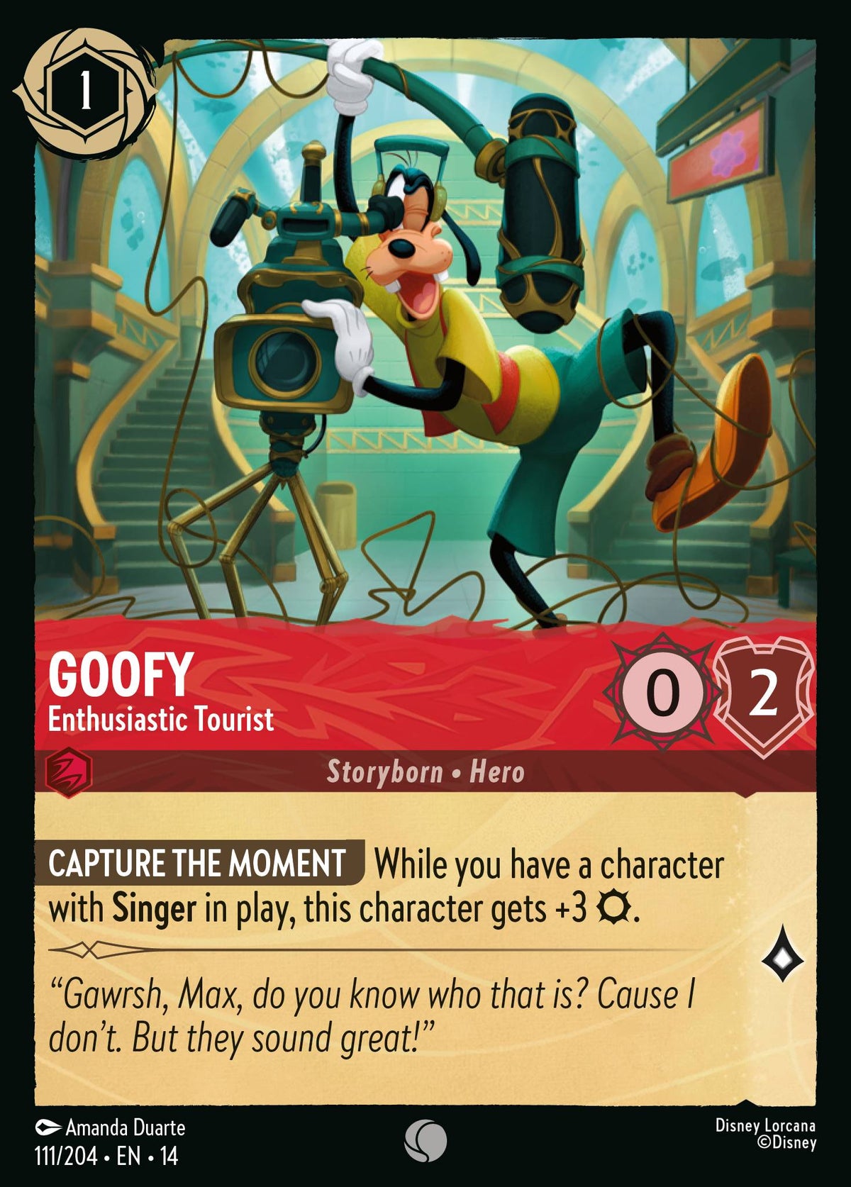 Goofy - Enthusiastic Tourist | Hyperia City | 111/204 | Normal