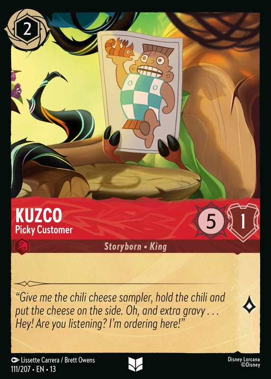 Kuzco - Picky Customer | Attack of the Vine! | 111/207 | Cold Foil