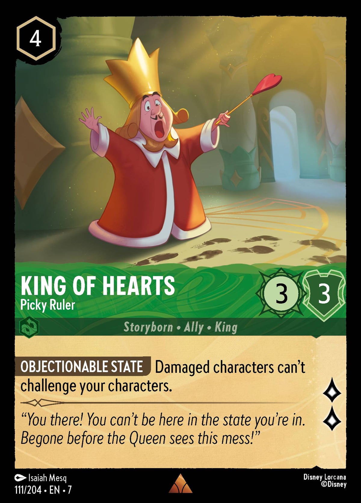 King of Hearts - Picky Ruler | Archazia's Island | 111/204 | Normal