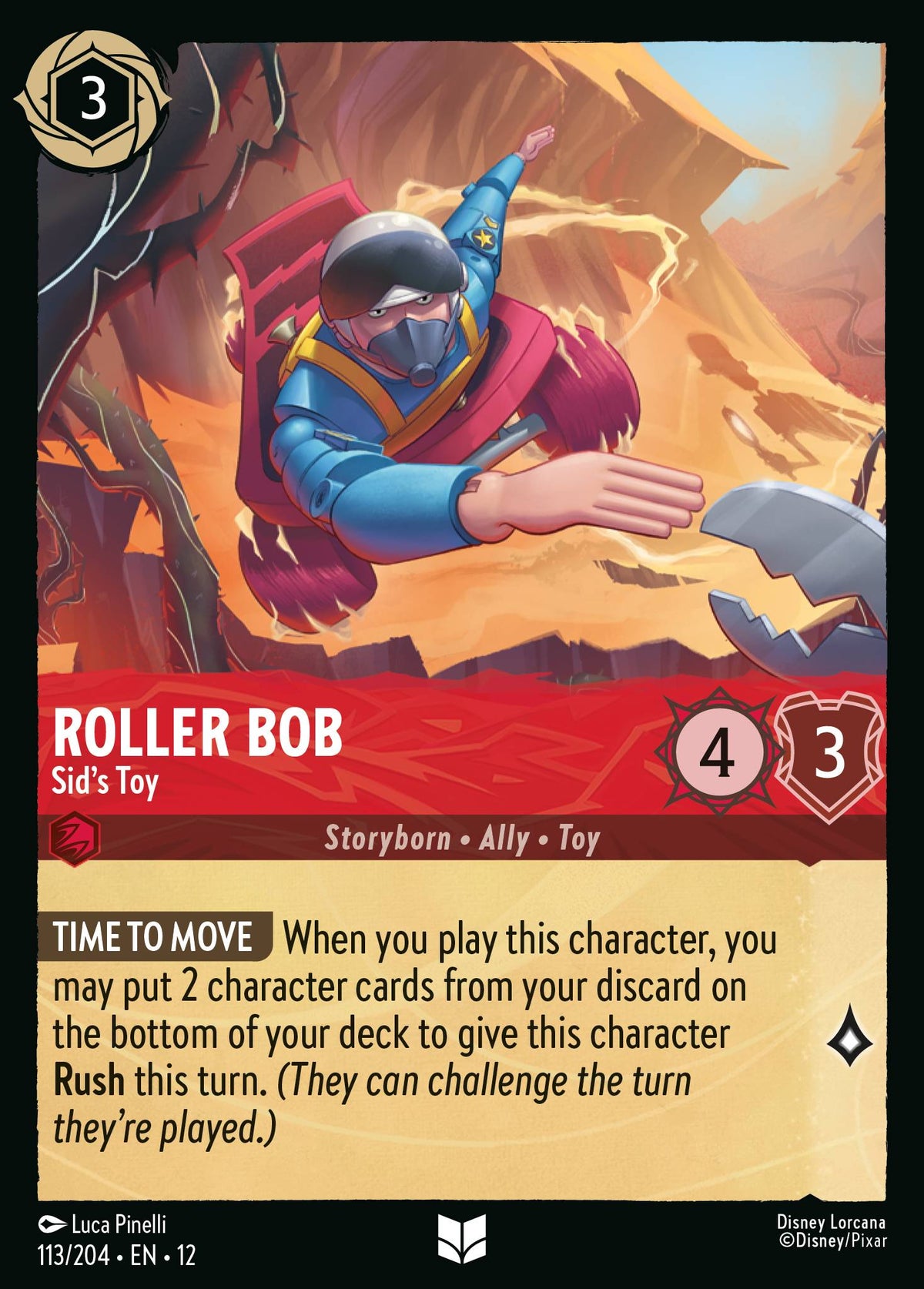 Roller Bob - Sid's Toy | Wilds Unknown | 113/204 | Normal