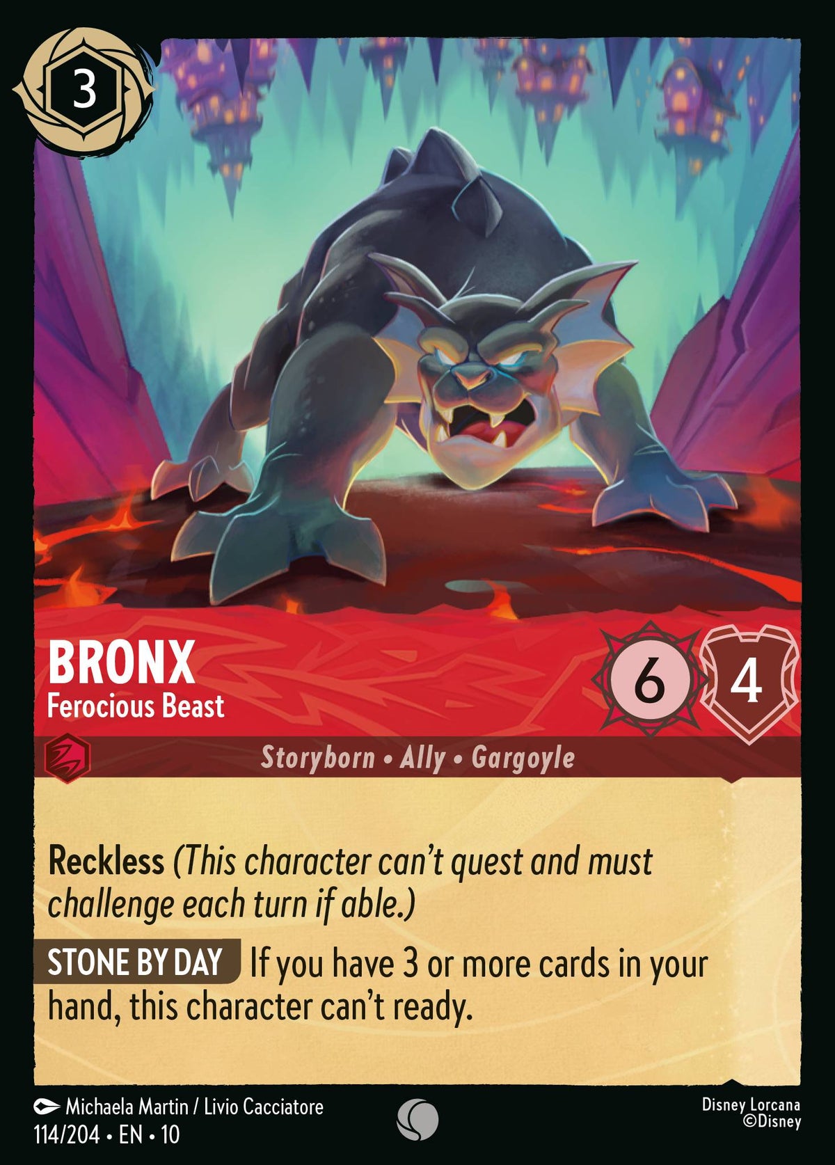 Bronx - Ferocious Beast | Whispers in the Well | 114/204 | Cold Foil