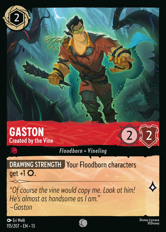 Gaston - Created by the Vine | Attack of the Vine! | 115/207 | Normal