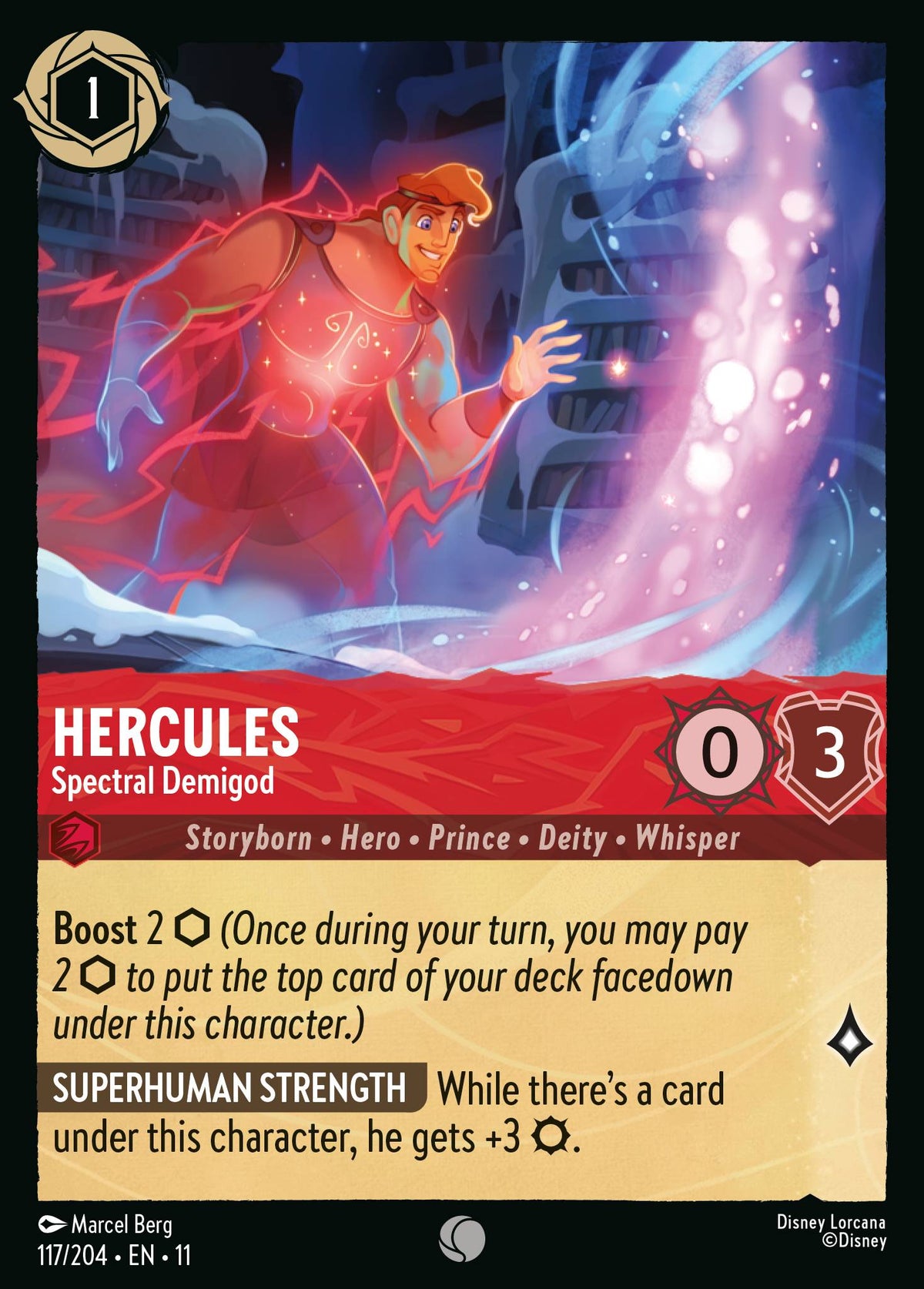 Hercules - Spectral Demigod | Winterspell | 117/204 | Normal