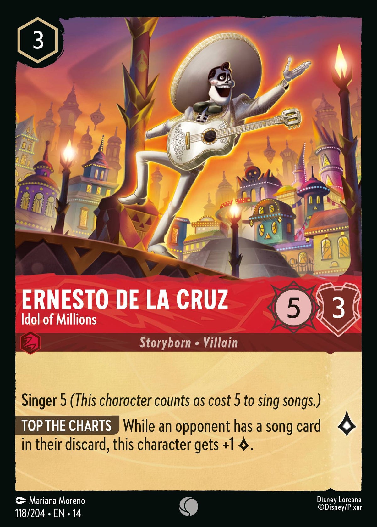 Ernesto de la Cruz - Idol of Millions | Hyperia City | 118/204 | Normal