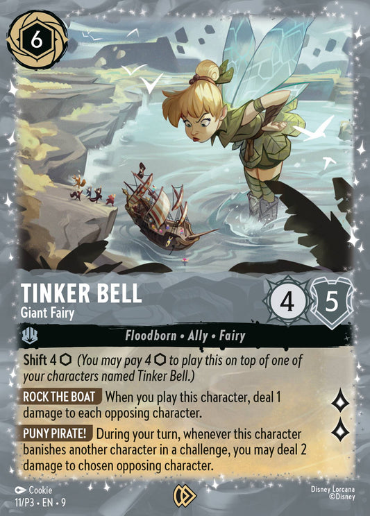 Tinker Bell - Giant Fairy | Disney Lorcana Promo Cards | 11 | Holofoil