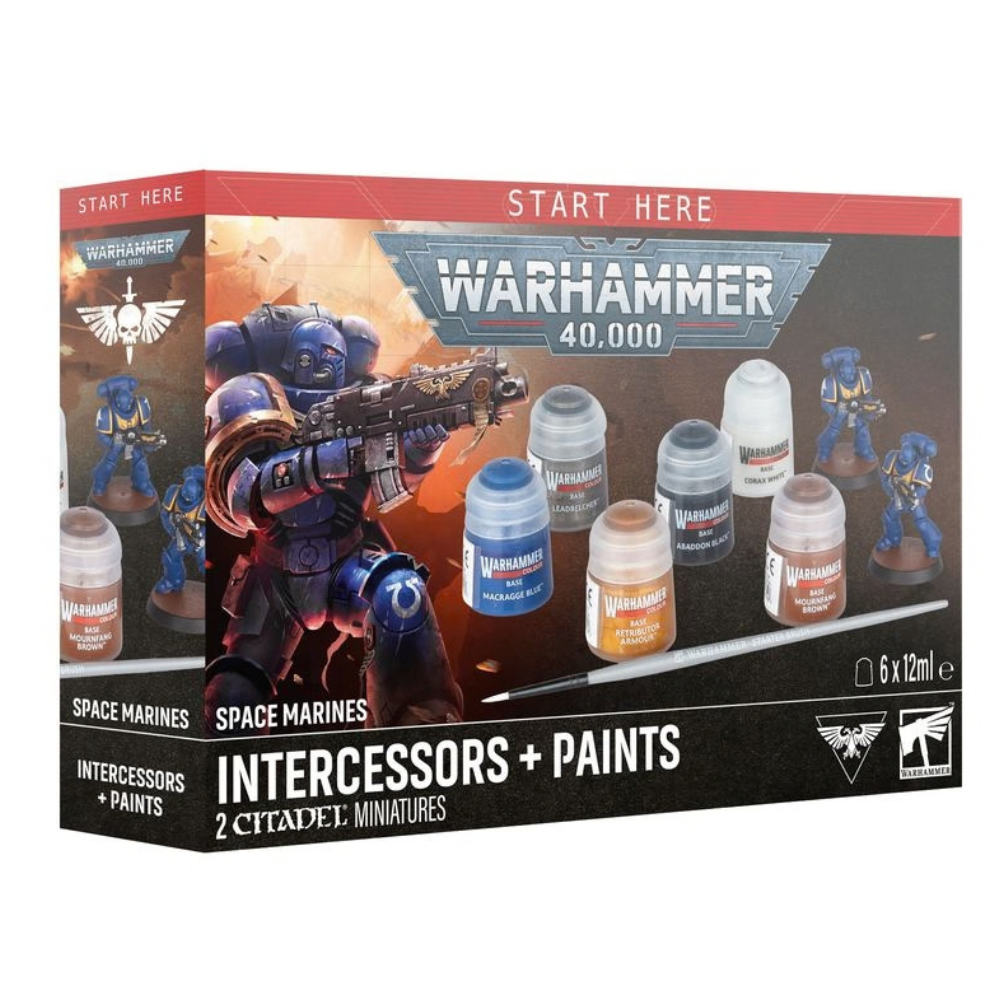 Space Marines: Intercessors + Paints