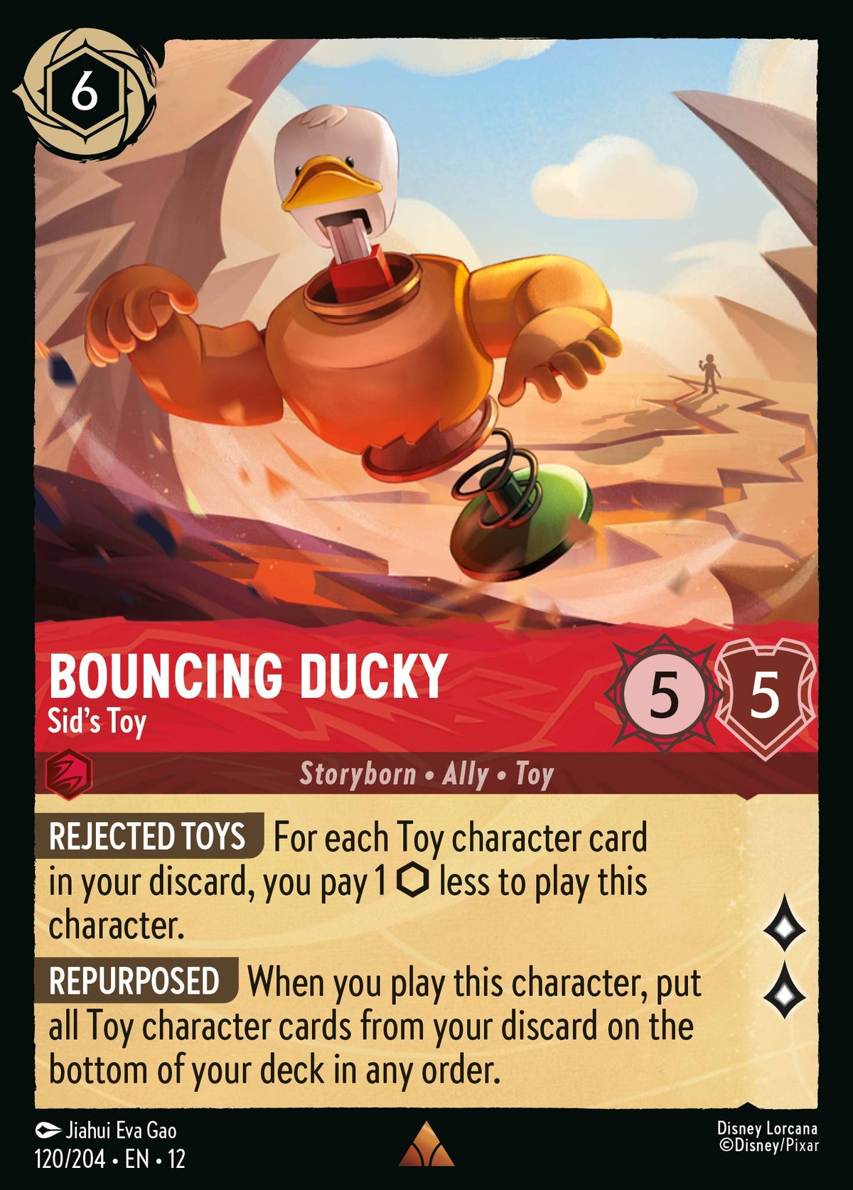 Bouncing Ducky - Sid's Toy | Wilds Unknown | 120/204 | Normal