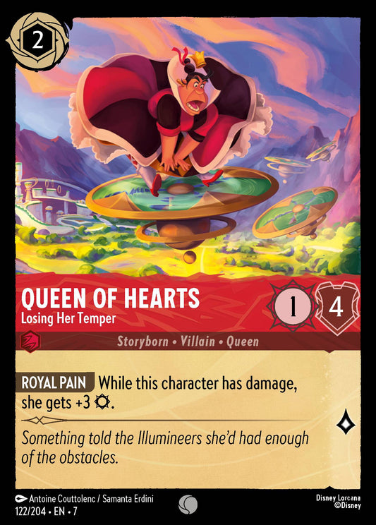 Queen of Hearts - Losing Her Temper | Archazia's Island | 122/204 | Cold Foil